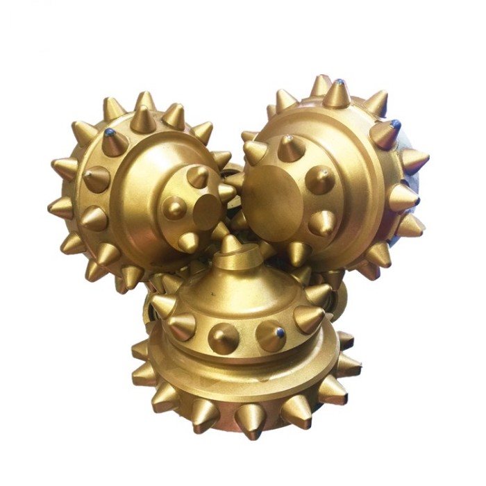 7 7/8 Inci IADC435 Tricone Bits Pikeun Pangeboran Tambang Batubara