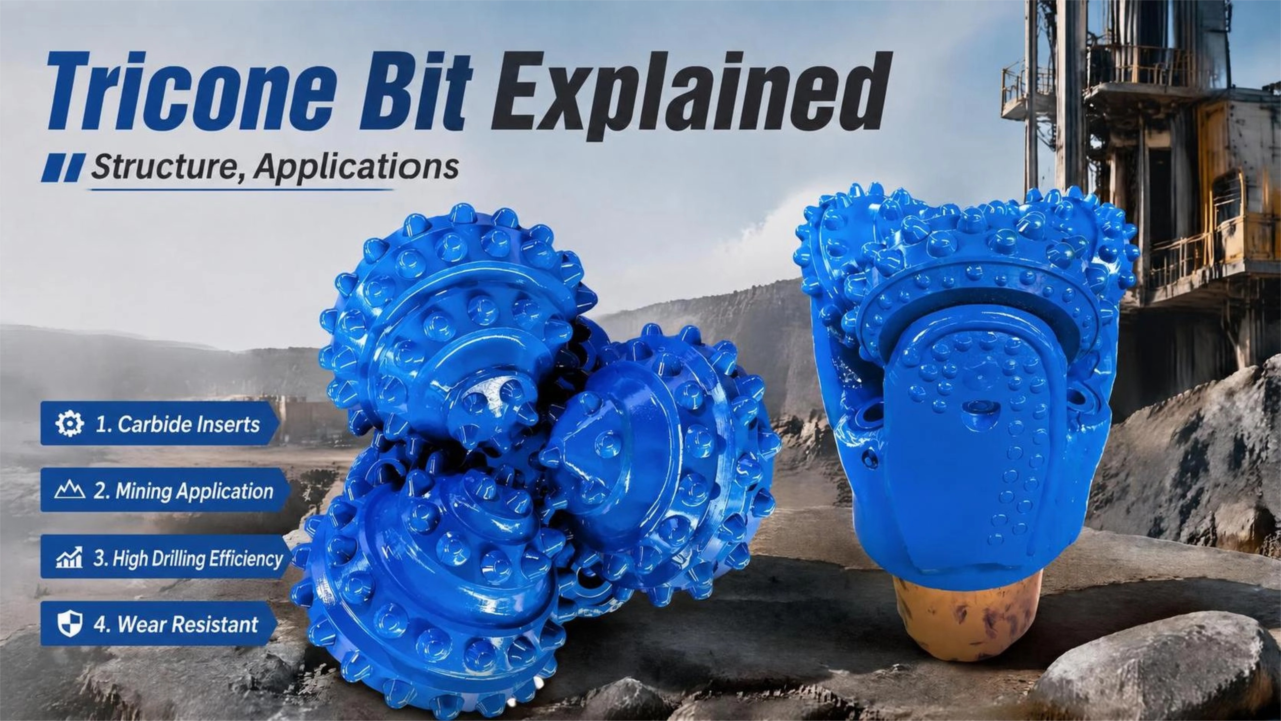 Tricone Bit Explained: Structure, Applications
