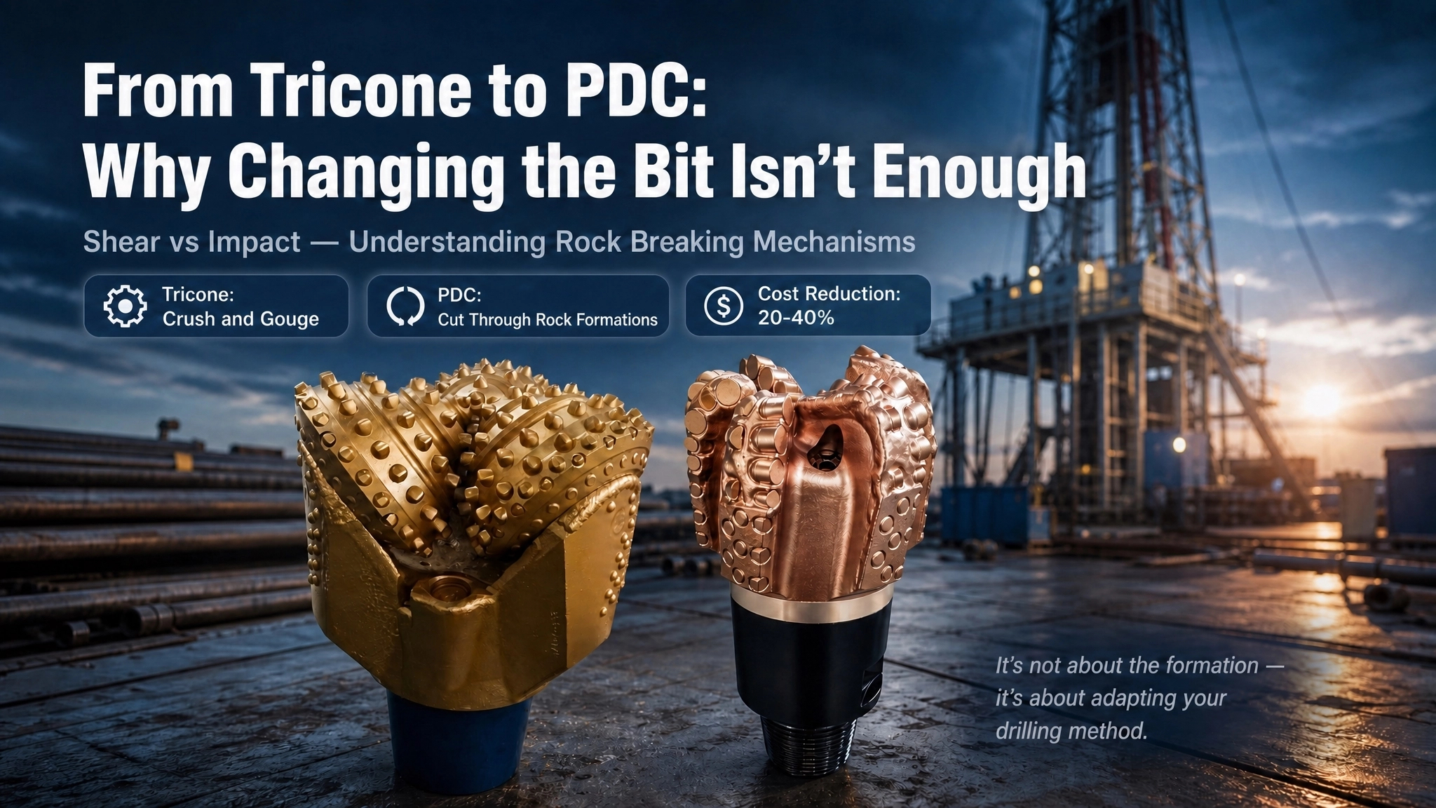 From Tricone to PDC: Why Changing the Bit Isn’t Enough