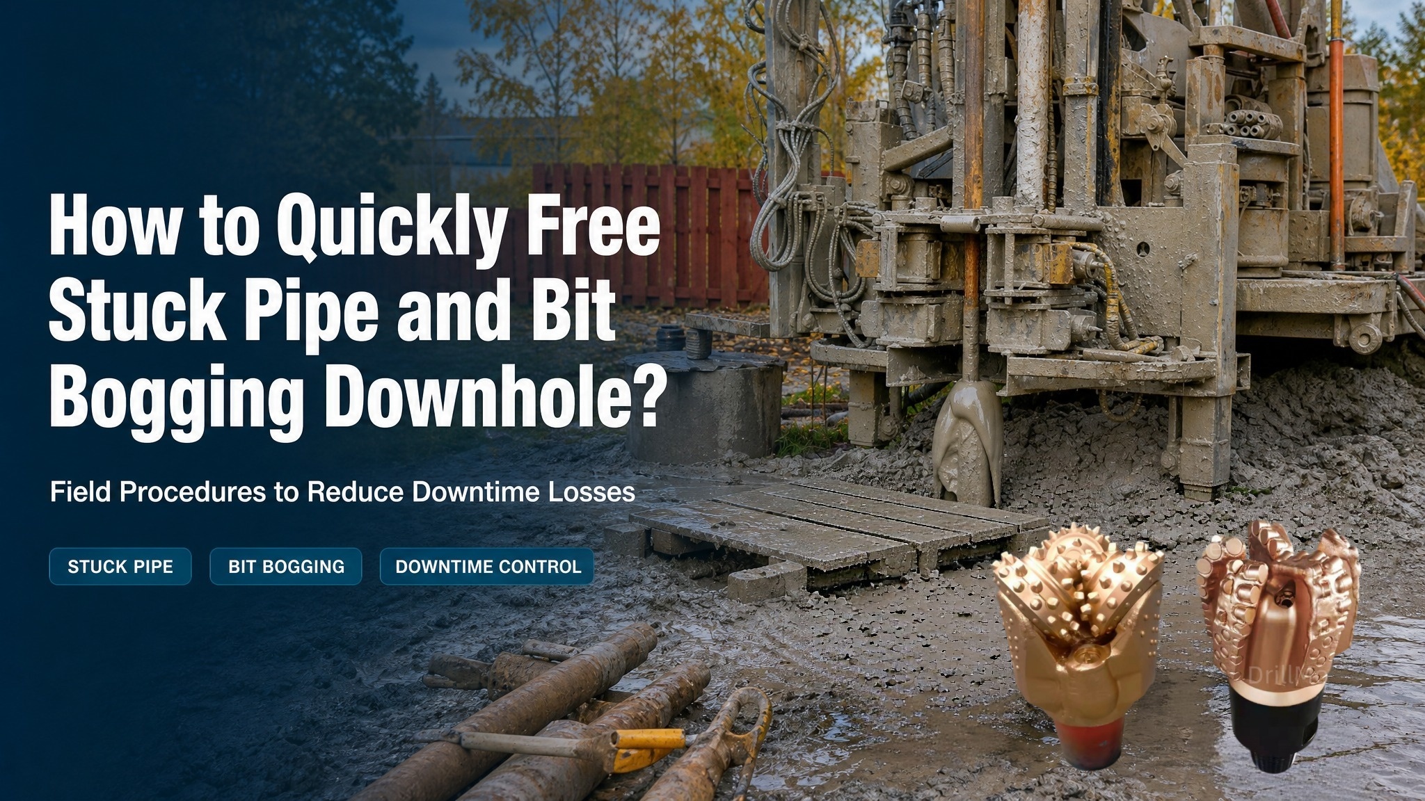 How to Quickly Free Stuck Pipe and Bit Bogging Downhole?