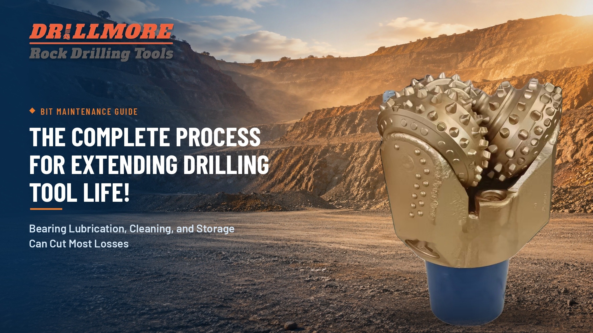 The Complete Process for Extending Drilling Tool Life! Bearing Lubrication, Cleaning, and Storage Can Cut Most Losses